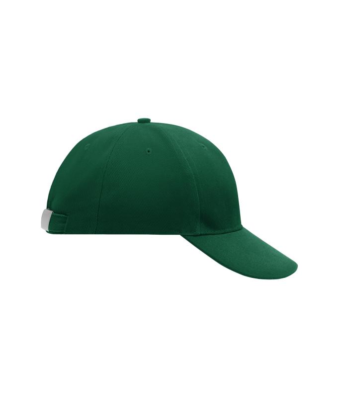 Unisex 6 Panel Cap Laminated Dark-green 7583