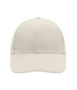 Unisex 6 Panel Cap Laminated Light-grey 7583