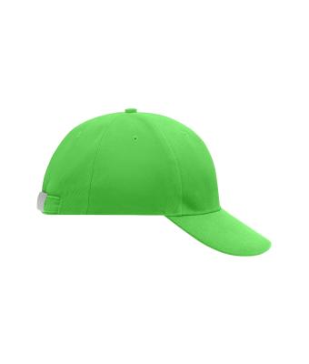 Unisex 6 Panel Cap Laminated Lime-green 7583