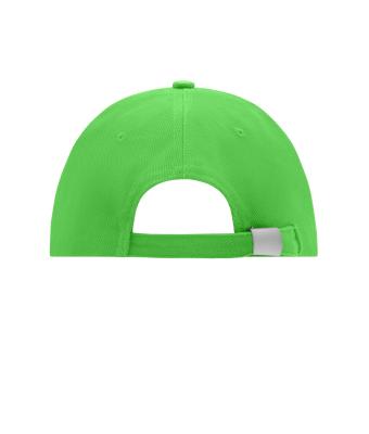 Unisex 6 Panel Cap Laminated Lime-green 7583