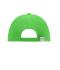 Unisex 6 Panel Cap Laminated Lime-green 7583