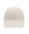 Unisex 6 Panel Cap Laminated Light-grey 7583