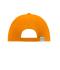 Unisexe Casquette 6 panneaux coton brossé lourd Orange 7583