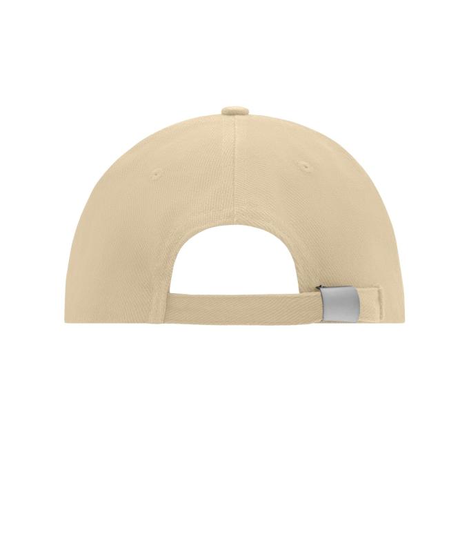 Unisex 6 Panel Cap Low-Profile Beige 7585