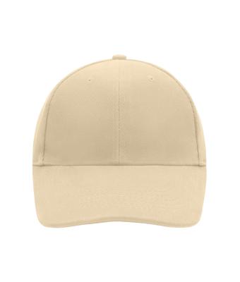 Unisex 6 Panel Cap Low-Profile Beige 7585