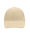 Unisex 6 Panel Cap Low-Profile Beige 7585