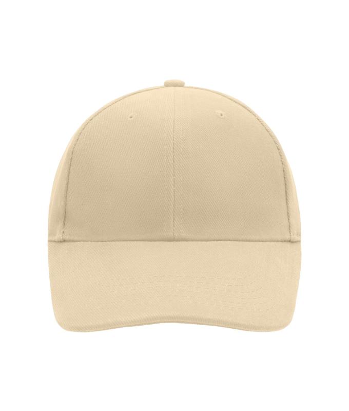 Unisex 6 Panel Cap Low-Profile Beige 7585