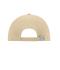 Unisex 6 Panel Cap Low-Profile Beige 7585