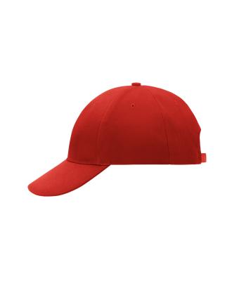 Unisex 6 Panel Cap Low-Profile Red 7585