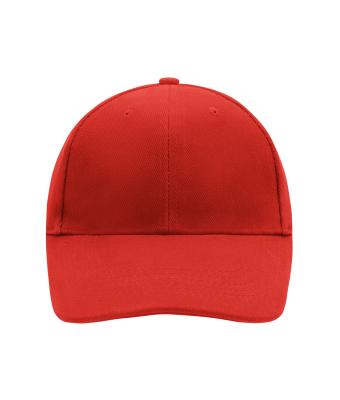 Unisex 6 Panel Cap Low-Profile Red 7585