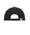 Unisex 6 Panel Cap Low-Profile Zwart 7585