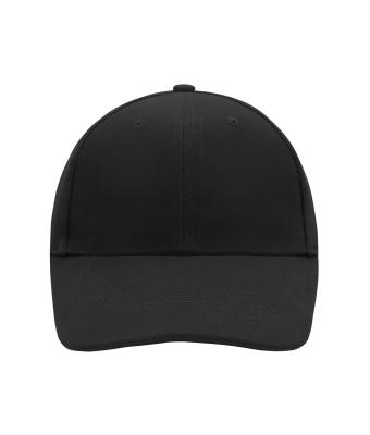 Unisex 6 Panel Cap Low-Profile Zwart 7585