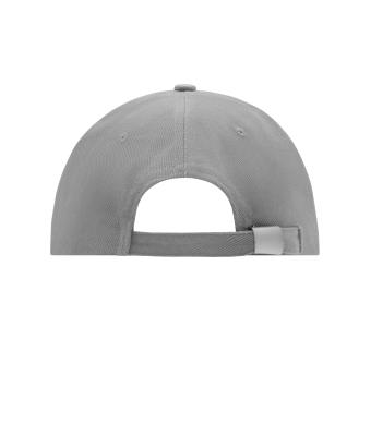 Unisexe Casquette 6 panneaux coton brossé lourd Gris-foncé 7585