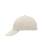 Unisexe Casquette 6 panneaux coton brossé lourd Gris-clair 7585