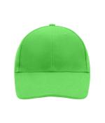 Unisexe Casquette 6 panneaux coton brossé lourd Vert-citron 7585