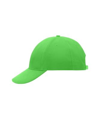 Unisexe Casquette 6 panneaux coton brossé lourd Vert-citron 7585