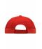 Unisex 6 Panel Chef Cap Rood 7588