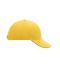 Unisex 6 Panel Sandwich Cap Goudgeel/navy 7590