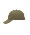 Unisex 6 Panel Sandwich Cap Olijf/beige 7590
