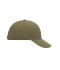 Unisex 6 Panel Sandwich Cap Olijf/beige 7590