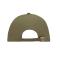 Unisex 6 Panel Sandwich Cap Olijf/beige 7590