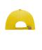 Unisex 6 Panel Sandwich Cap Zon-geel/wit 7590