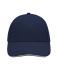 Unisex 6 Panel Sandwich Cap Navy/white 7590