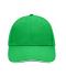 Unisex 6 Panel Sandwich Cap Fern-green/white 7590