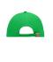 Unisex 6 Panel Sandwich Cap Fern-green/white 7590