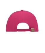 Unisex 6 Panel Sandwich Cap Pink/white 7590