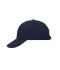 Unisex 6 Panel Sandwich Cap Navy/rood 7590