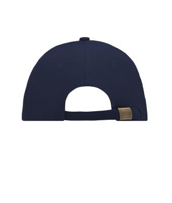 Unisex 6 Panel Sandwich Cap Navy/red 7590