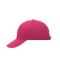 Unisex 6 Panel Sandwich Cap Roze/wit 7590