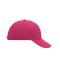 Unisex 6 Panel Sandwich Cap Roze/wit 7590