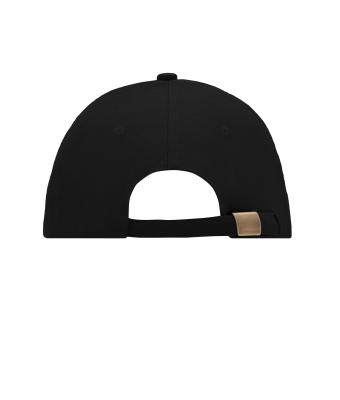 Unisex 6 Panel Sandwich Cap Black/lime-green 7590