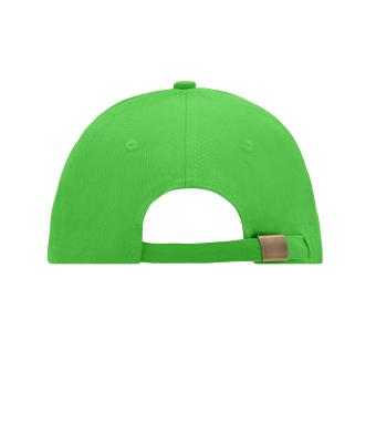 Unisex 6 Panel Sandwich Cap Lime-green/white 7590
