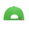 Unisex 6 Panel Sandwich Cap Lime-green/white 7590