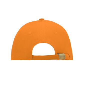 Unisex 6 Panel Sandwich Cap Orange/white 7590