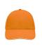 Unisex 6 Panel Sandwich Cap Orange/white 7590