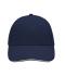 Unisex 6 Panel Sandwich Cap Navy/white 7590