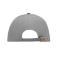 Unisex 6 Panel Sandwich Cap Donkergrijs/wit 7590