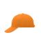 Unisex 6 Panel Sandwich Cap Oranje/wit 7590