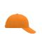 Unisex 6 Panel Sandwich Cap Oranje/wit 7590