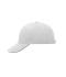 Unisex 6 Panel Sandwich Cap Wit/navy 7590