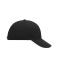Unisex 6 Panel Sandwich Cap Zwart/lichtgrijs 7590