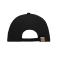 Unisex 6 Panel Sandwich Cap Zwart/geel 7590