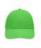 Unisexe Casquette sandwich 6 panneaux coton brossé lourd Vert-citron/blanc 7590