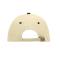 Unisexe Casquette sandwich 6 panneaux coton brossé lourd Beige/marine/beige 7590
