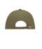 Unisexe Casquette sandwich 6 panneaux coton brossé lourd Olive/beige 7590