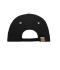 Unisexe Casquette sandwich 6 panneaux coton brossé lourd Noir/beige/noir 7590